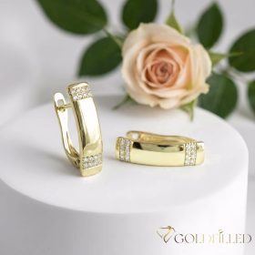 Goldfilled Antialergic Cercei 19mm 14K Culoare