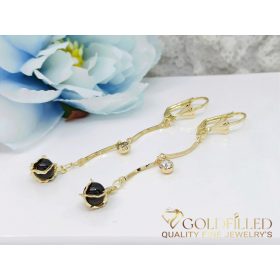 Goldfilled Cercei antialergici cu perlă 68mm culoare 14K	