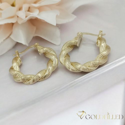 Goldfilled Cercei  30mm culoare 14K	