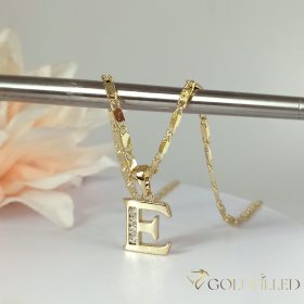   Colier  antialergenic „Goldfilled” placat cu aur, în mai multe dimensiuni 2mm grosime, culoare 14K