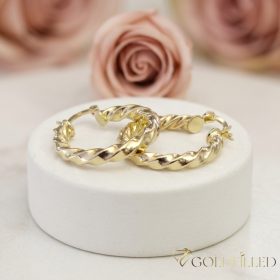 Goldfilled Antialergic Cercei  26 mm 14K Culoare