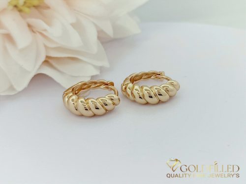 Cercei Goldfilled Antialergici 17mm 18K culoare