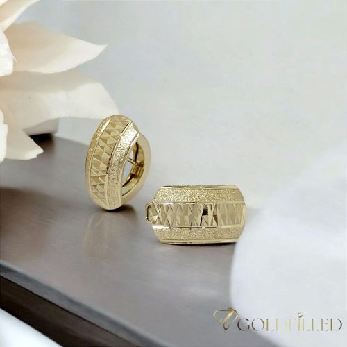 Goldfilled Antialergic Cercei 18mm 14K Culoare