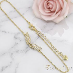 Brățară de gleznă Goldfilled Max. 27cm Culoare 14K