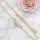 Brățară de gleznă Goldfilled Max. 27cm Culoare 14K