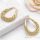 Goldfilled Cercei antialergici cerc 50mm culoare 14K	