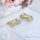 Goldfilled Antialergic Cercei 18mm 14K Culoare