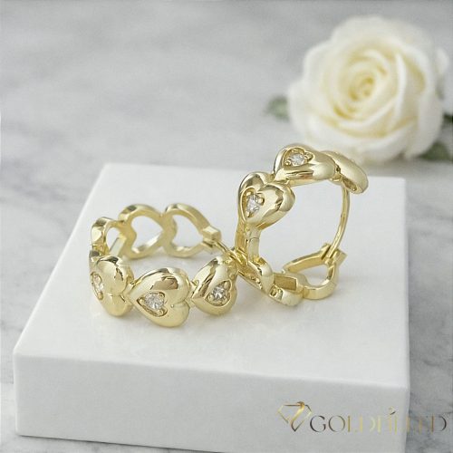 Goldfilled Antialergic Cercei  22 mm 14K Culoare