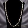 Colier Goldfilled Antiallergic Lux Barakka 70cm Lungime și 8-9mm Lățime (100g ! ) Culoare 14K Multicolor