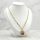 Lanț antialergic „Goldfilled” 45cm/3,5mm + pandantiv, culoare 14K