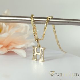   Colier  antialergenic „Goldfilled” placat cu aur, în mai multe dimensiuni 2mm grosime, culoare 14K