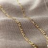 Colier "Figaro"  antialergenic „Goldfilled” placat cu aur, în mai multe dimensiuni 4 mm  grosime, culoare 14K