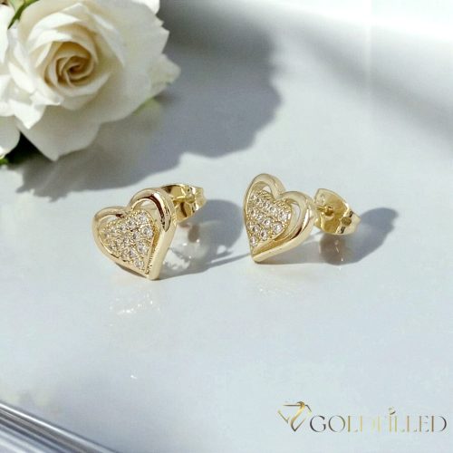 Goldfilled Cercei antialergici 12mm culoare 14K	
