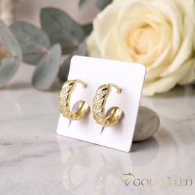 Goldfilled Cercei antialergici 13mm culoare 14K	