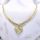 Colier exclusiv antialergenic „Goldfilled” placat cu aur, în mai multe dimensiuni 5,5 mm grosime, culoare 14K