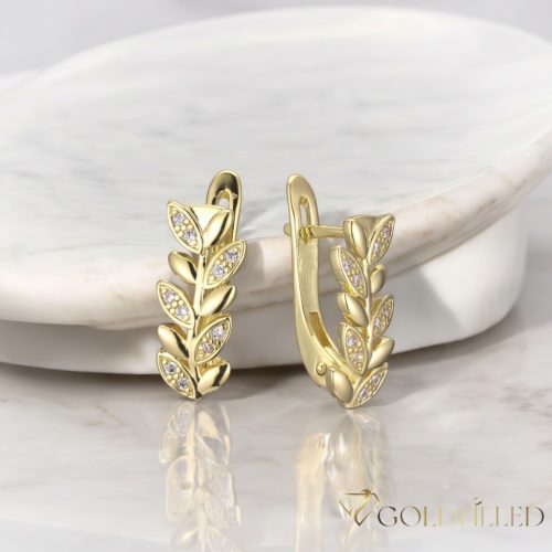 Goldfilled Antialergic Cercei 18mm 14K Culoare