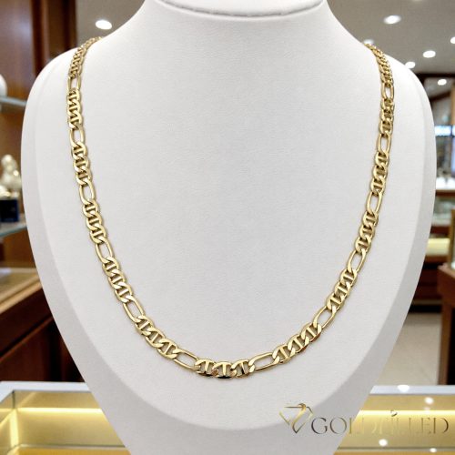 Colier Antialergic Goldfilled 60cm Lung și 5mm Lățime Culoare 14K  