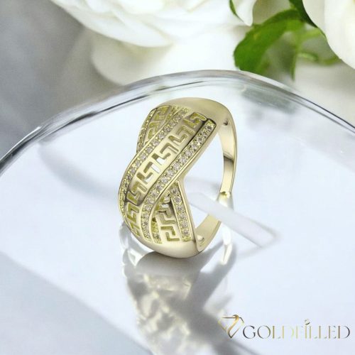  Inel antialergic „Goldfilled”, disponibile în diferite mărimi, culoare 14K