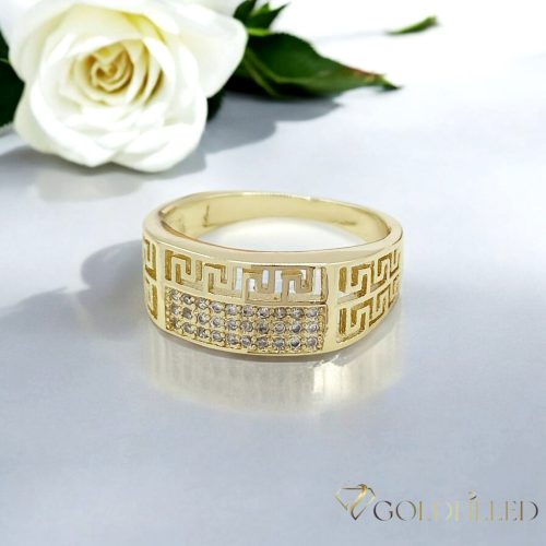  Inel antialergic „Goldfilled”, disponibile în diferite mărimi, culoare 14K