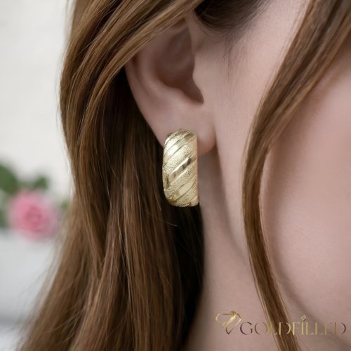 Goldfilled Antialergic Cercei  22 mm 14K Culoare