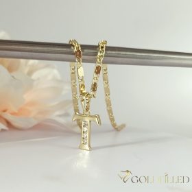   Colier  antialergenic „Goldfilled” placat cu aur, în mai multe dimensiuni 2mm grosime, culoare 14K