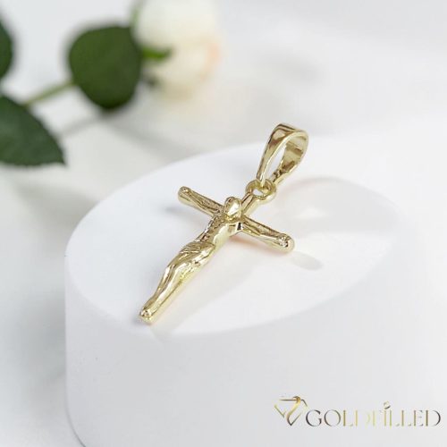 Pandantiv antialergic „Goldfilled” 24mm, culoare 14K