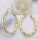 Goldfilled Cercei antialergici cerc 40mm culoare 14K	