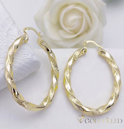 Goldfilled Cercei antialergici cerc 40mm culoare 14K	