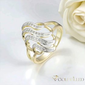    Inel antialergic „Goldfilled”, disponibile în diferite mărimi, culoare 14K