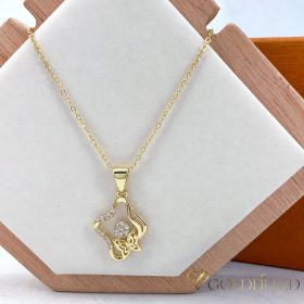  Lanț antialergic „Goldfilled” 45cm/1mm + pandantiv, culoare 14K