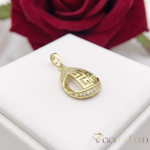 Pandantiv antialergic „Goldfilled” 36 mm, culoare 14K