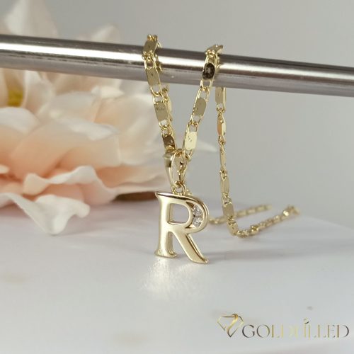 Colier  antialergenic „Goldfilled” placat cu aur, în mai multe dimensiuni 2mm grosime, culoare 14K