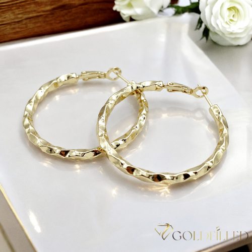 Goldfilled Cercei antialergici cerc 40mm culoare 14K	