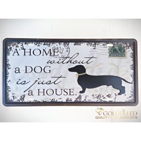 TABLĂ METALICĂ DECORATIVĂ 15X30 CM