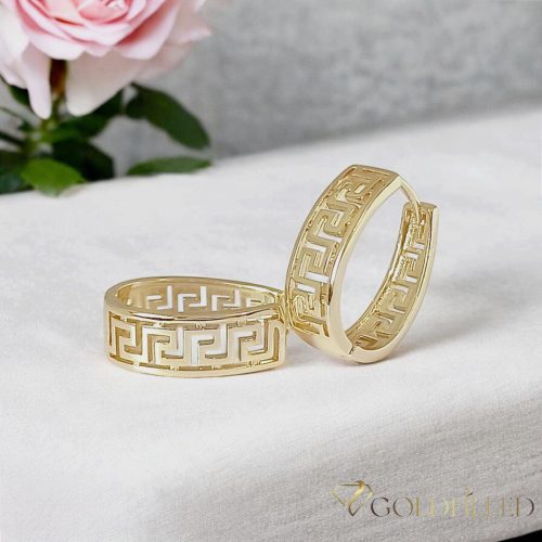Goldfilled Antialergic Cercei  22 mm 14K Culoare
