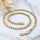 Colier exclusiv antialergenic „Goldfilled” placat cu aur, în mai multe dimensiuni 5,5 mm  grosime, culoare 18K