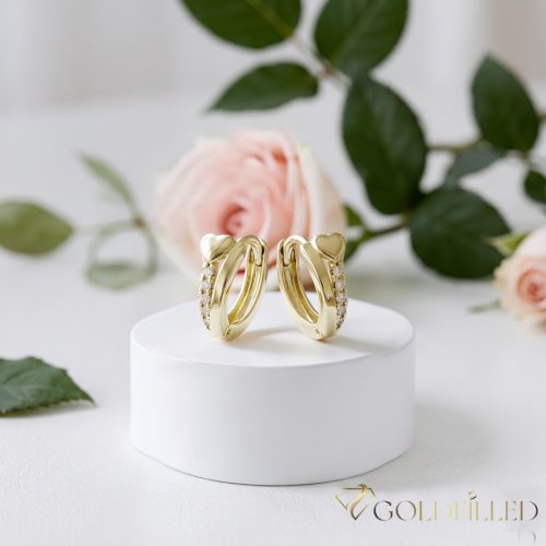 Goldfilled Cercei antialergici 11mm culoare 14K	