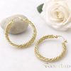 Goldfilled Cercei  30mm culoare 14K	