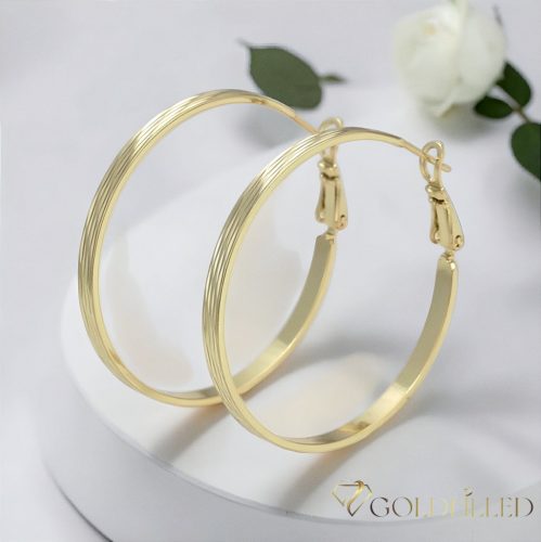 Goldfilled Cercei antialergici cerc 40mm culoare 14K	