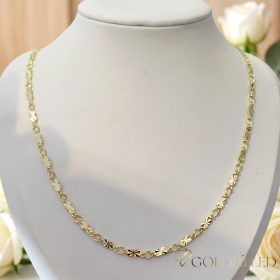   Colier Antialergic Goldfilled 50cm Lung și 4mm Lățime Culoare 14K
