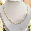 Colier Antialergic Goldfilled 50cm Lung și 4mm Lățime Culoare 14K