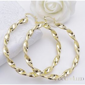Goldfilled Cercei antialergici cerc 60mm culoare 14K	