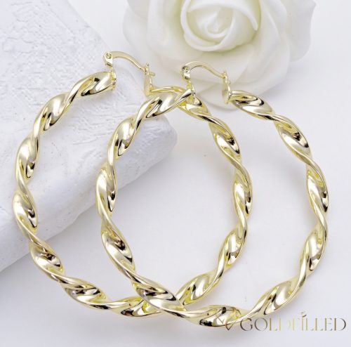 Goldfilled Cercei antialergici cerc 60mm culoare 14K	