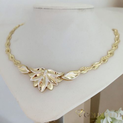 Colier exclusiv antialergic „Goldfilled” 50cm/7,2mm, culoare 14K  multicoloră