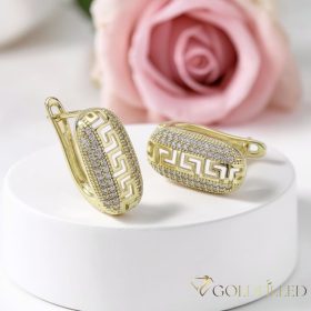 Goldfilled Antialergic Cercei 20mm 14K Culoare