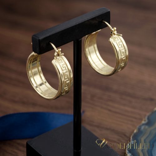 Goldfilled Antialergic Cercei 20mm 14K Culoare