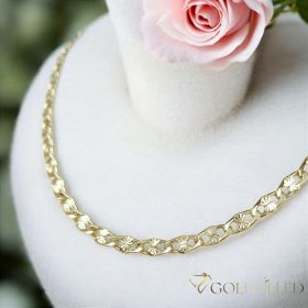   Colier Antialergic Goldfilled 55cm Lung și 4mm Lățime Culoare 14K