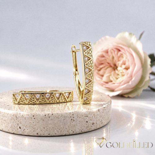 Goldfilled Antialergic Cercei  26 mm 14K Culoare