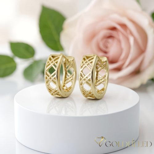 Goldfilled Antialergic Cercei 16mm 14K Culoare