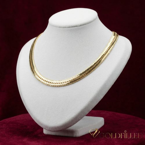 Colier exclusiv antialergic „Goldfilled” 50cm/7mm, culoare 14K coloră